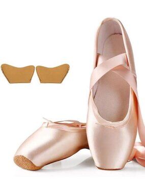 Elegant Satin Pointe Shoes for Women & Girls | Professional Ballet Dance Shoes